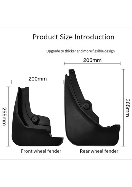 4pcs Araba Çamurlu Çamur Anti-Splash Çamur Muhafızları Peugeot 3008 Gt 4008 2016-2022 Için Ön Arka Çamurluk Tekerlek Çamurlukları (Yurt Dışından) fırsatları