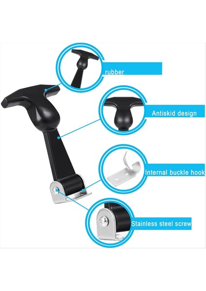 8pc Elastik Paslanmaz Çelik Kauçuk Kaput Yakalama Esnek T-Handle Hasp Kauçuk Esnek Çekme Kılavuzları Kaput Için Braketler (Yurt Dışından) fiyatları