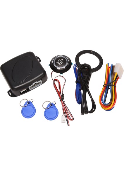 Akıllı Rfıd Araç Alarm Sistemi Itme Motoru Başlat Durdur Düğmesi Kilitli Uzaktan Anahtarsız Git Giriş Sistemi 12V (Yurt Dışından)
