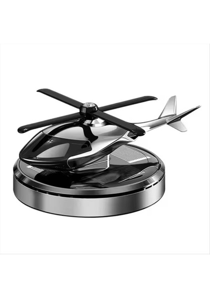 Araba Hava Sınıfı Güneş Helikopter Dekorasyon Alaşım Pervane Dönen Otomatik Aromalı Parfüm Difüzör (Yurt Dışından)