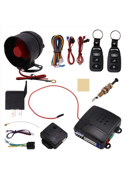 Evrensel Tek Yönlü Araba Hırsızlık Önleyici Ses ve Işık Alarm Uzak Araç Hırsızlık Önleme Alarm Koruma Güvenlik Sistemi (Yurt Dışından) modelleri