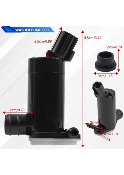 Araba Gözlük Silecek 6F9Z-17664-A Ford Gezisi Expedition Explorer Için Ön Cam Yıkama Pompası F-150 Beş Yüz Odaklanma (Yurt Dışından) modelleri