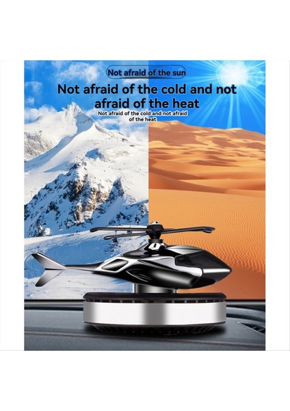 Araba Hava Sınıfı Güneş Helikopter Dekorasyon Alaşım Pervane Dönen Otomatik Aromalı Parfüm Difüzör (Yurt Dışından) indirimleri