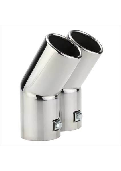 Vw Golf Için 4 Bora Jetta Araç Egzoz Kuyruk Borusu Çift Borular Paslanmaz Çelik Egzoz Kuyruk Basağı Muffler Tips (Yurt Dışından)