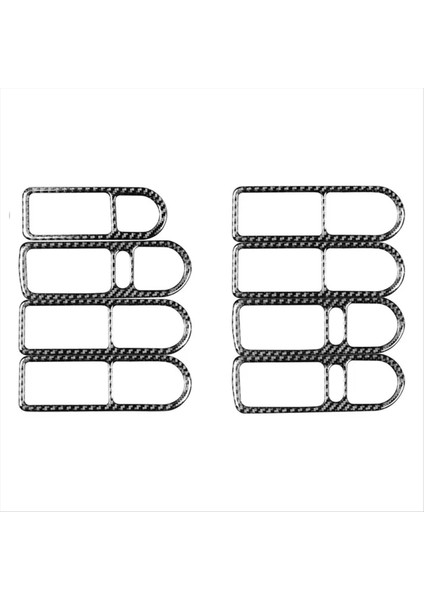 Karbon Fiber Araba Stil Iç Kapı Tutucu Kase Çerçeve Kapak Vw Golf Için Trim 4 Jetta Bora Mk4 R32 Gtı 99-04 Tip B (Yurt Dışından) fiyatları