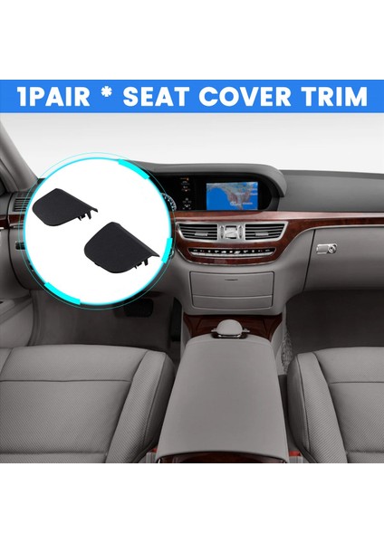Ön Koltuk Kapağı Döşeme Paneli A2219180530 A2219180430 Mercedes Benz S-Serisi W221 S350 Emniyet Kemer Döşeme Kapağı Siyah (Yurt Dışından) indirimleri