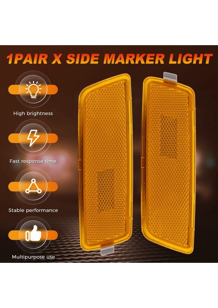 Vw Golf 5 G-T-I Jetta Mk-5 2005-2009 1K5945072A Için Ön Pumper Yan Işaret Işık Lambası Seti (Yurt Dışından) indirimleri