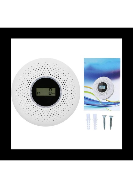 3x Karbon Monoksit ve Duman Combo Dedektörü Bataryalı LED Işık Yanıp Ses Uyarısı ile Co Alarmı (Yurt Dışından) fiyatları