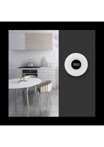 3x Karbon Monoksit ve Duman Combo Dedektörü Bataryalı LED Işık Yanıp Ses Uyarısı ile Co Alarmı (Yurt Dışından) modelleri