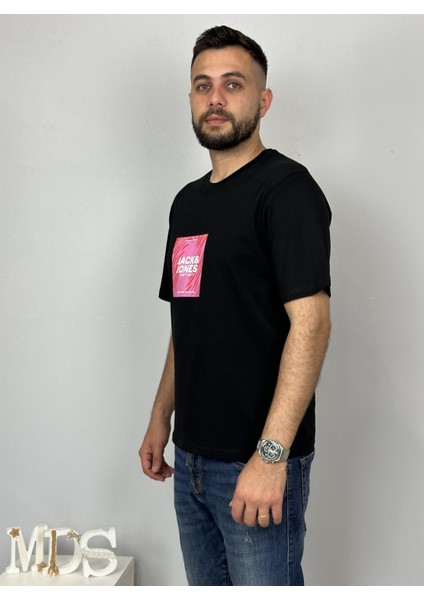 Jcorecharge J&j Logolu Erkek Siyah Tişört 12276411 fiyatları
