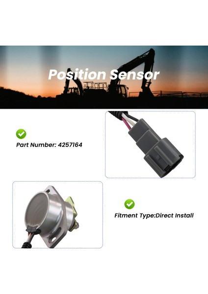 Konum Verici Potansiyometre Sensörü 4257164 Hitachi Exkavator EX120-2 EX120-3 EX200-2 EX200-3 (Yurt Dışından) indirimleri