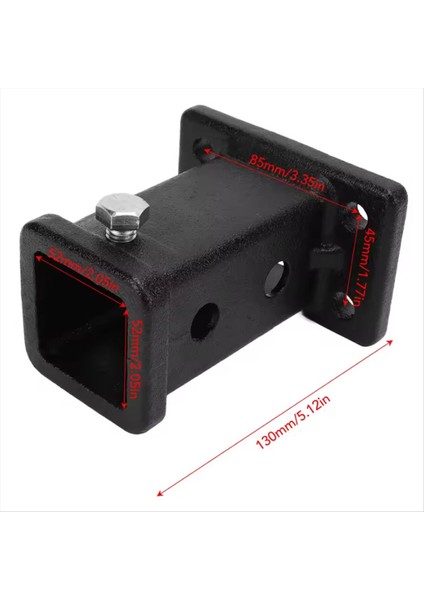 Alıcı Tüpünde 2in Universal Römork Hitch Alıcı Adaptörü Römork Alıcısı Tüp Araba Aksesuarlarında Kamyonetler Için (Yurt Dışından) fırsatları