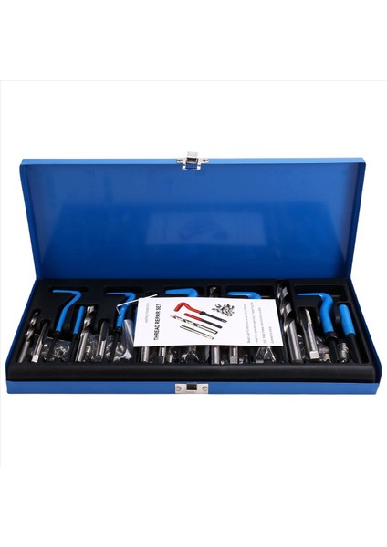 131PC Sae Iplik Onarım Kiti Hss Matkap Helicoil Kit Standardı 1/4inch 5/16INCH 3/8inch 7/16INCH 1/2inch (Yurt Dışından)