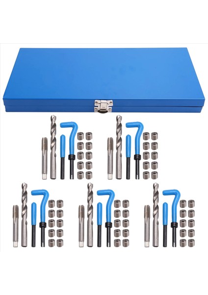 131PC Sae Iplik Onarım Kiti Hss Matkap Helicoil Kit Standardı 1/4inch 5/16INCH 3/8inch 7/16INCH 1/2inch (Yurt Dışından) modelleri