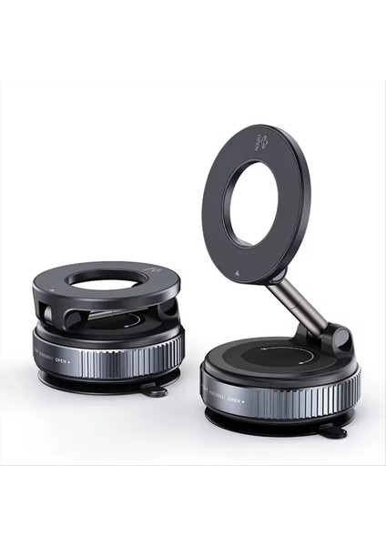 Araba Montaj Elektrikli Vakum Manyetik Tutucu Katlanabilir Güçlü Emme Stand Iphone 12 13 14 15 16 Canlı (Yurt Dışından)