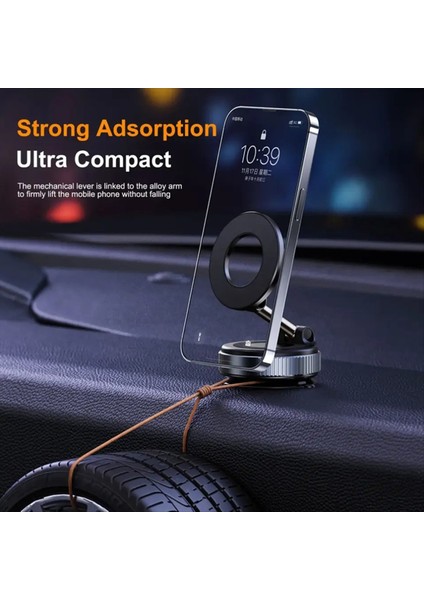 Araba Montaj Elektrikli Vakum Manyetik Tutucu Katlanabilir Güçlü Emme Stand Iphone 12 13 14 15 16 Canlı (Yurt Dışından) fiyatları