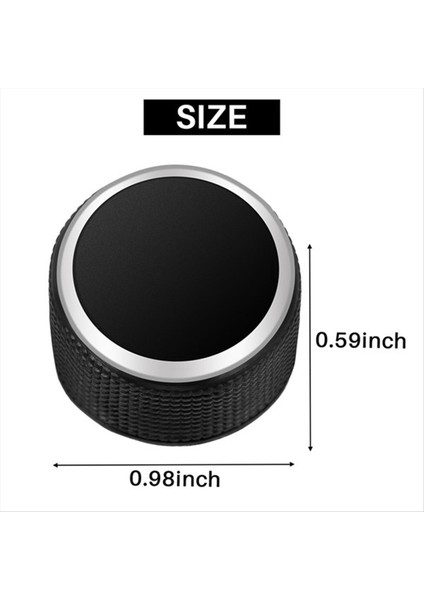2 Çift 22912547 Arka Radyo Ses Sesli Hacim Kontrolü Knob Kadran Tuner Chevy Tahoe Chevrolet Silverado Gmc 07-13 (Yurt Dışından) indirimleri