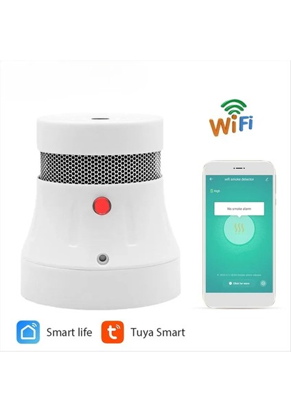 Tuya Akıllı Yaşam Kablosuz Mini Duman Dedektörü Yangın Alarmı Mikro Tip Akıllı Duman Dedektörü Duyarlılık Sensörü Wifi (Yurt Dışından) fiyatları