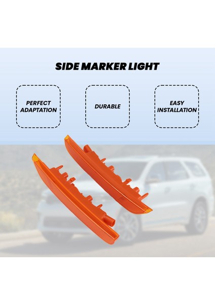 Ön Sol+Sağ Tampon Yan Işaretleyici Işık Lambası Dodge Durango Için Çamurluk Reflektörü 2021-2023 68476819AA 68476818AA (Yurt Dışından) fırsatları