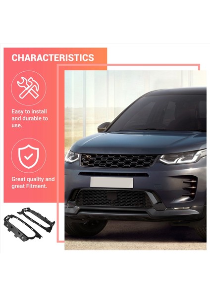 Ön Tampon Yan Havalandırma Izgara Sis Lambası Çerçevesi Land Rover Discovery Sport 2020-2023 LR127530 LR127531 (Yurt Dışından) indirimleri