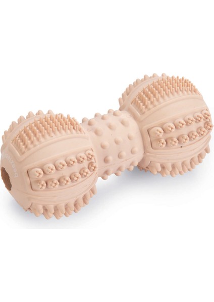 Xmpdby Beeztees Yavru Köpek Oyuncağı, Diş Kaşıma ve Masaj Dambıl, Kauçuk, Pembe, 9cm