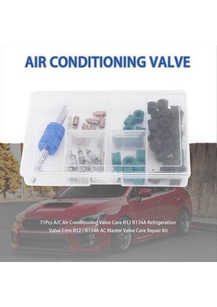 2set Klima Klima Valfi Çekirdeği R12 R134A Soğutma Valf Çekirdeği R12 / R134A Ac Master Valf Çekirdek Onarım Kiti (Yurt Dışından) indirimleri