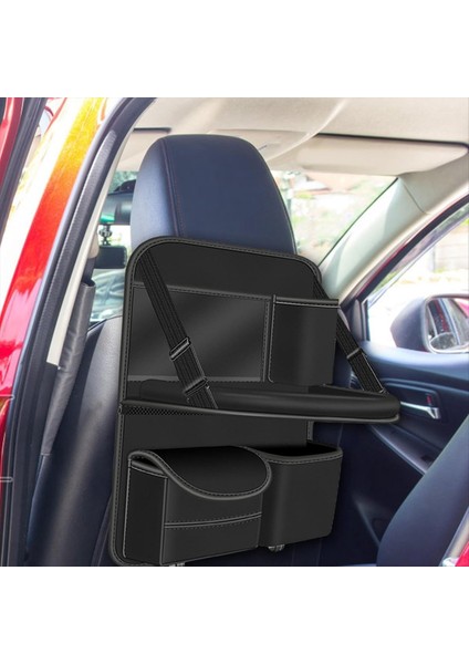 Araba Koltuğu Arka Depolama Torbası Araba Koltuğu Arka Katlanabilir Masa Yemek Masası Çok Işlevli Depolama Çantası Arabada Siyah (Yurt Dışından) modelleri