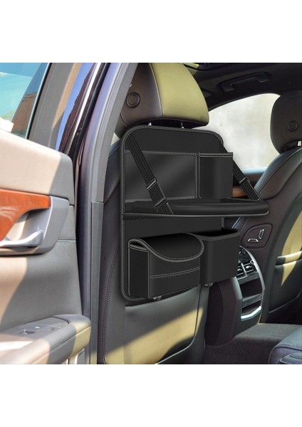 Araba Koltuğu Arka Depolama Torbası Araba Koltuğu Arka Katlanabilir Masa Yemek Masası Çok Işlevli Depolama Çantası Arabada Siyah (Yurt Dışından) indirimleri