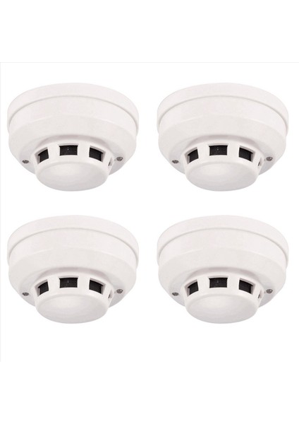 4x Kablolu Ağ Tipi Tavan Monte Duman Dedektörü Duman Dedektörü Akıllı Duman Dedektörü Ateş Özel Duman Dedektörü (Yurt Dışından)