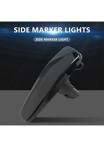 2pair Füme Lens Amber LED Dinamik Ön Yan Işaretçi Mitsubishi Lancer Evo x Mirage Outlander Sport 11-20 (Yurt Dışından)