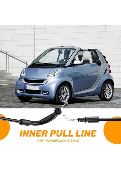 Akıllı (450) Fortwo Ön Iç Kapı Kablosu Için 3 Adet Q0001973V005 (Yurt Dışından)