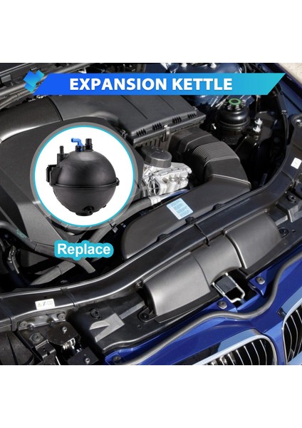 Motor Rezervuar Sprey Pot Genişleme Pot 17138616418 17137823544 17137639464 Bmw X3 X4 F25 F26 N50 N52 N55 (Yurt Dışından) fırsatları