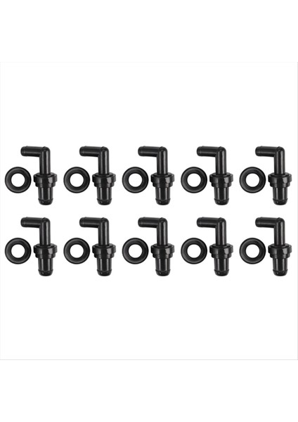 Honda / Toyota Için 10 Pcs 90 Derece Pcv Valf ve Grommet Kiti 17130-PM6-003 + 17139-PK1-000 (Yurt Dışından) fırsatları