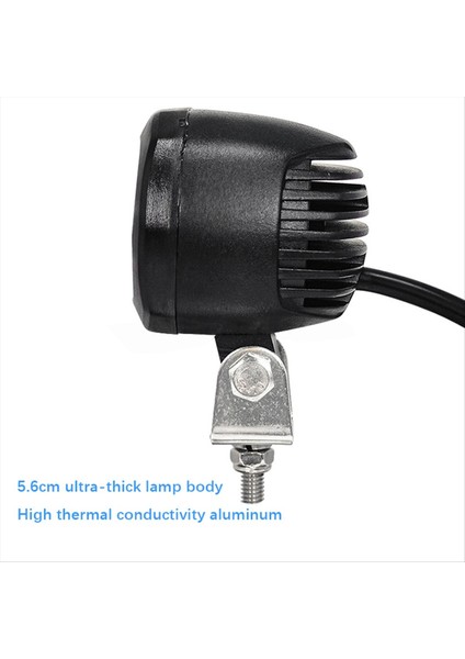 10W Iş Işığı LED Forklift Uyarı Işık 12-100V Alüminyum Iş Işığı Güvenli Işık Su Geçirmez Kırmızı Renk Bir Satır Işığı (Yurt Dışından) fırsatları