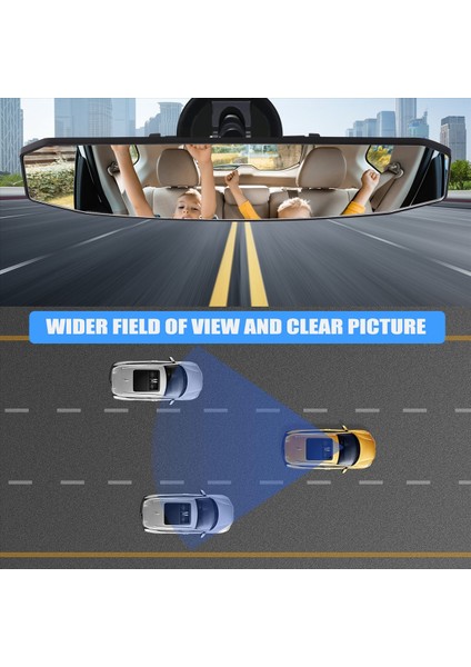 Araba Bebek Aynası Iç Dikiz Aynası Geniş Açılı Dışbükey Dikiz Aynası Parlama Önleyici Geniş Görünümlü Yardımcı Monito (Yurt Dışından) fırsatları