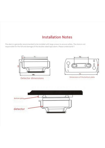 4x Sıcak Duman Yangına Duyarlı Dedektör Bağımsız Duman Dedektörü Ev Yangın Duman Dedektörü (Yurt Dışından) fırsatları