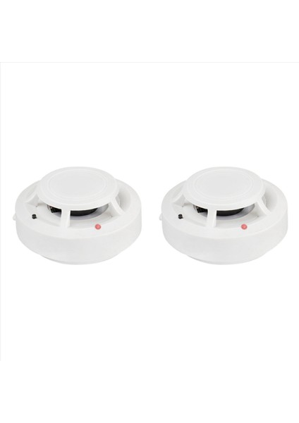 2x Sıcak Duman Yangına Duyarlı Dedektör Bağımsız Duman Dedektörü Ev Yangın Duman Dedektörü (Yurt Dışından)