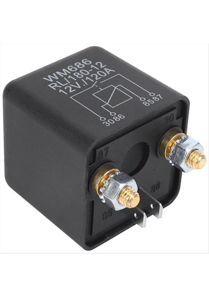 3pcs Dc 12V Röle Pil Izolasyon Röle 12V / 120A Araç Kamyonları Için Tepe Yük (12V / 120A) (Yurt Dışından) fırsatları