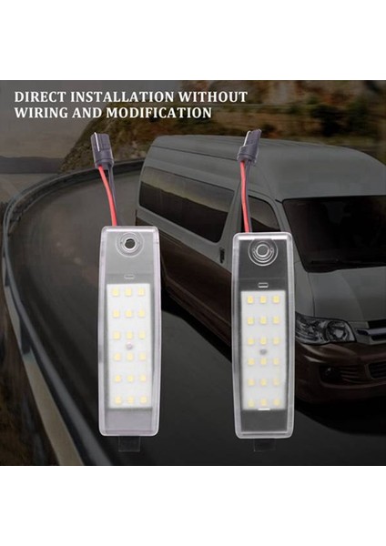 2paır Beyaz LED Numaralı Plaka Toyota Hıace Hıe-Ace H200 2004-2012 Araç Aksesuarları (Yurt Dışından) modelleri