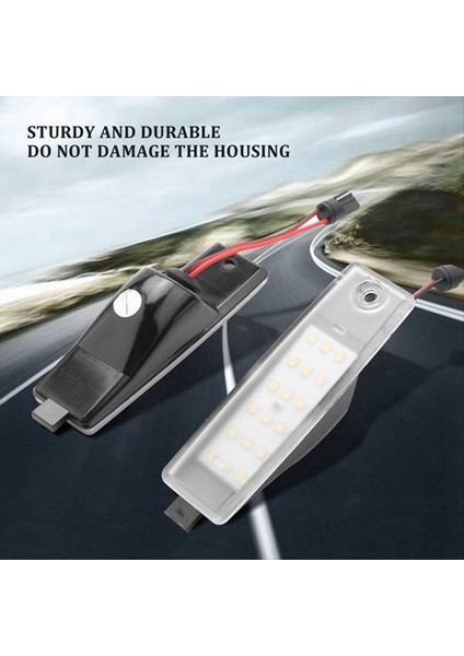 2paır Beyaz LED Numaralı Plaka Toyota Hıace Hıe-Ace H200 2004-2012 Araç Aksesuarları (Yurt Dışından) fırsatları