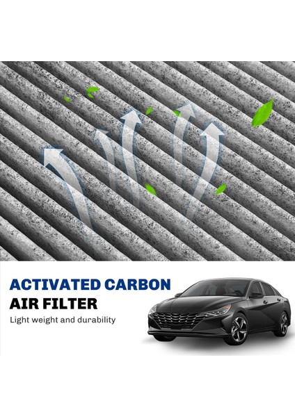 Araç Aktif Karbon Polen Kabin Hava Filtresi 97133-L1000 97133-N9100 Hyundai Sonata Için Elantra Ioniq Kona Santa Fe Kia (Yurt Dışından) indirimleri