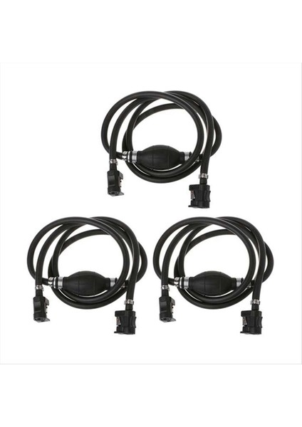 3pcs Yakıt Hattı Hortum Dış Çekme Motoru Yamaha Motor Için Petrol Tank Konektörleri Kiti (Yurt Dışından)