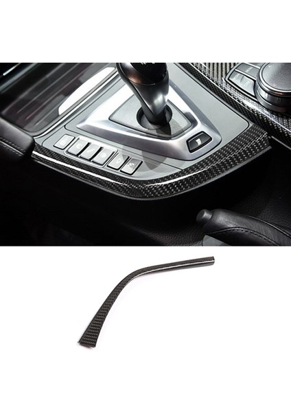 Gerçek Karbon Fiber Araba Dişli Vites Yan L Şekil Şeritler Bmw F80 F82 F83 M3 M4 2014-2018 (Rhd) (Yurt Dışından) modelleri