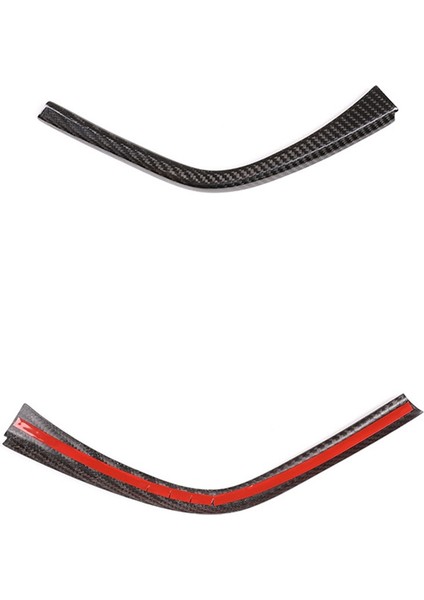 Gerçek Karbon Fiber Araba Dişli Vites Yan L Şekil Şeritler Bmw F80 F82 F83 M3 M4 2014-2018 (Rhd) (Yurt Dışından) indirimleri