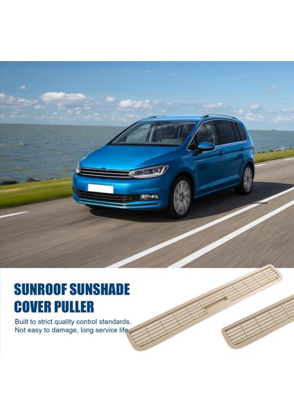 Magotan Için Touran Golf6 Golf4 Sunroof Visor Kapak Tutamak Itme Çekme Plakası Tepe Parmak Basınç Plakası Işık Bej (Yurt Dışından) fırsatları