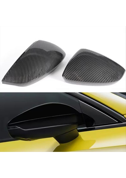 Audi A3 S3 Rs3 8y Rs 3 2021-2024 Lhd Için Şık Karbon Fiber Desen Yan Ayna Kapak Kapakları (Yurt Dışından) fiyatları