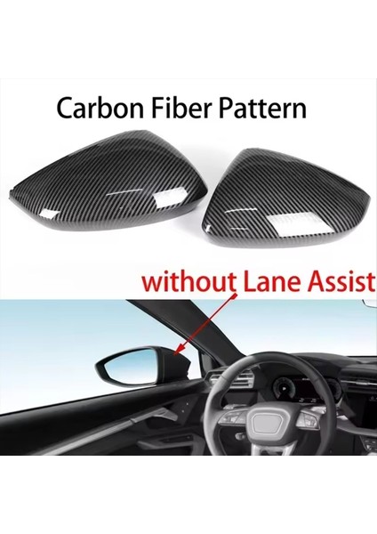 Audi A3 S3 Rs3 8y Rs 3 2021-2024 Lhd Için Şık Karbon Fiber Desen Yan Ayna Kapak Kapakları (Yurt Dışından) indirimleri