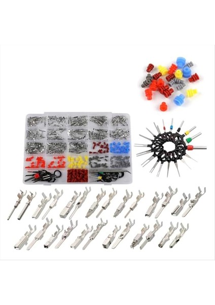 500PCS Konnektör Terminal Pimi Tel Kablo Demeti Pinleri Otomotiv Otomatik Araç Elektrik Konektör Pinleri Motosiklet Atv 1-3 5 mm (Yurt Dışından)