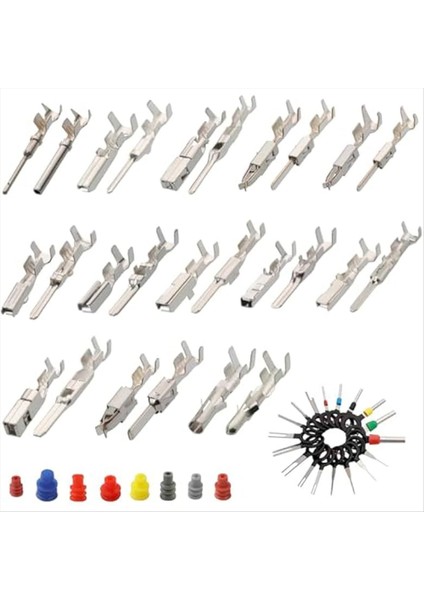 500PCS Konnektör Terminal Pimi Tel Kablo Demeti Pinleri Otomotiv Otomatik Araç Elektrik Konektör Pinleri Motosiklet Atv 1-3 5 mm (Yurt Dışından) fırsatları