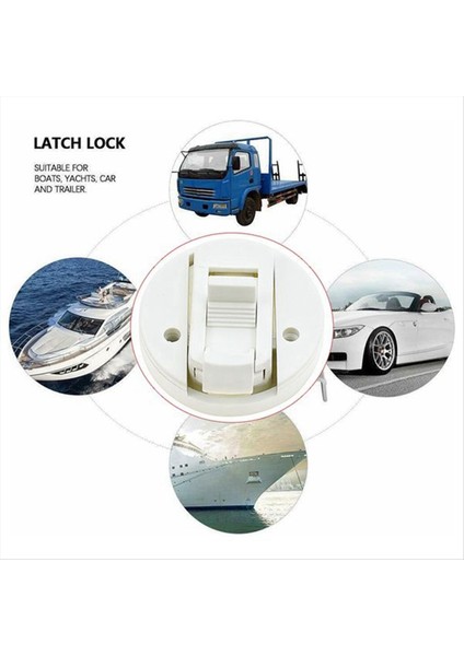 YH9073 Push-Type Kapı Kilidi Yuvarlak Panel Dolap Kilidi Dolap Kapısı Çekmecesi Için Düz Kilit Rv Tuvalet Kapısı Dolap Kapı Tut Kolu (Yurt Dışından) indirimleri